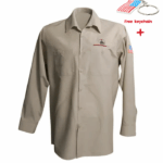 “Down 2 Business” - American Edition Long Sleeve Work Shirt