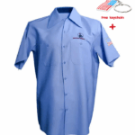 “Down 2 Business” - American Edition Short Sleeve Work Shirt