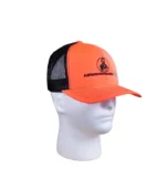 Lifeonwheelz.com Trucker Hat (Neon Orange/Black) - Image 3