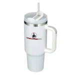 “Puttin’ In Work” - 40oz. Tumbler with Straw Lid